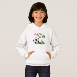 Soccer Ball and Bleeding Heart Hoodie