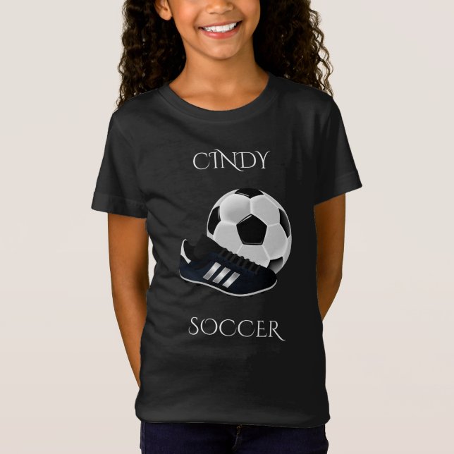 SOCCER Ball & Clearing Personalisierten T - Shirt (Vorderseite)