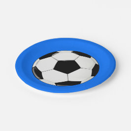 Soccer Ball Custom Team Color Party oder Banquet Pappteller