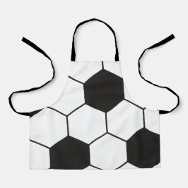 Soccer Ball Inspired Pattern Geometric Print Schürze