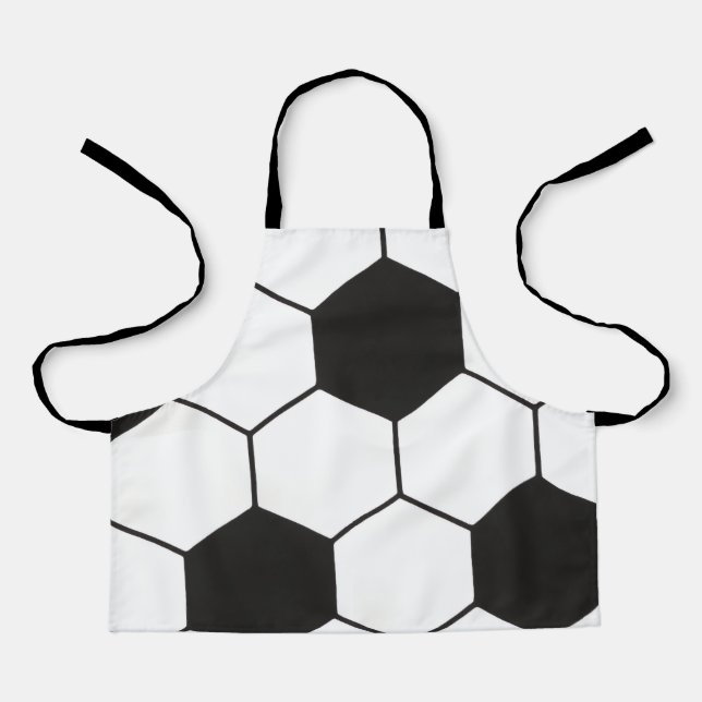 Soccer Ball Inspired Pattern Geometric Print  Schürze (Vorderseite)