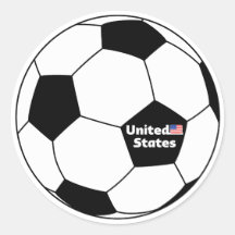 SOCCER BALL MIT USA FLAG