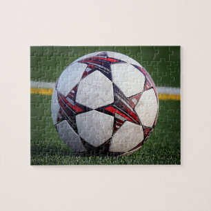 Soccer Ball on Grass Puzzle