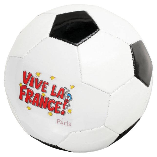 Soccer Ball Paris Frankreich Viva la France (Dreiviertel)