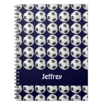 Soccer Ball Personalisiert Name Spirale