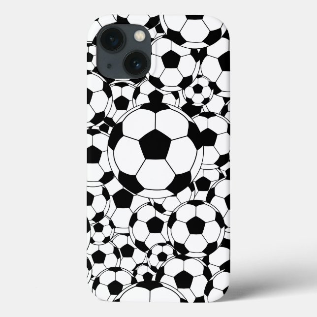 Soccer Ball Phone Case Football Sports Fan Design (Rückseite)