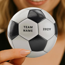 Soccer Ball Sticker | Personalized Team Name Year