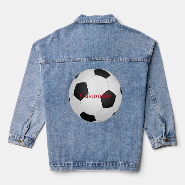 Soccer Ball Thunder_Cove Jeansjacke (Rückseite)