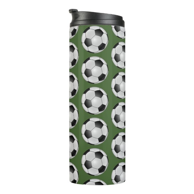 Soccer Ball Tumbler Thermosbecher (Nach rechts gedreht)