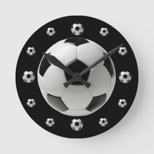 Soccer Ball Wall Clock Runde Wanduhr