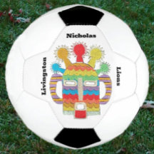 Soccer Ball with Diablo Huma artwork