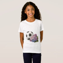 Soccer Ball with Hydrangea
