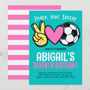 Soccer Birthday Invite Einladung