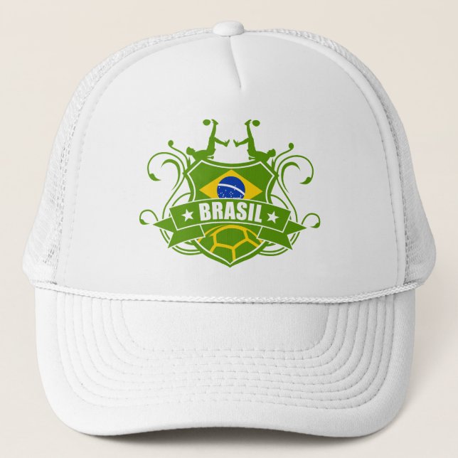 soccer BRASIL Truckerkappe (Vorderseite)