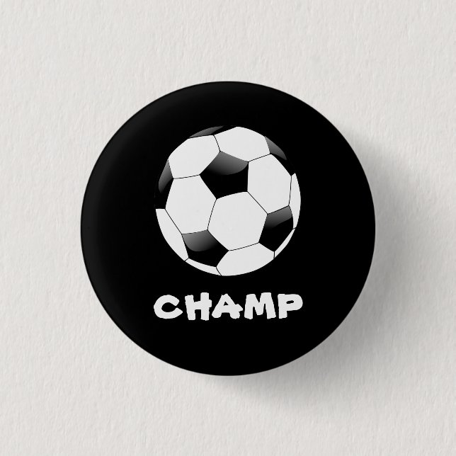 Soccer Champ Abzeichen Button (Vorderseite)