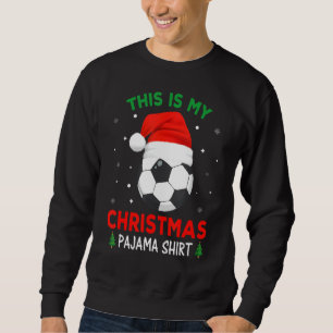 Soccer Christmas Pajama Shirt Boys Kinder Kleinkin