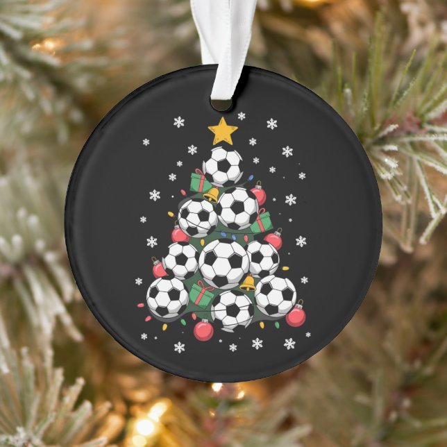 Soccer Christmas Tree Xmas Player Sports Lover Ornament (Baum)