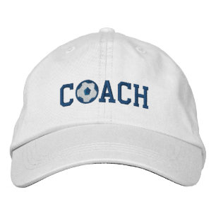 Soccer Coach Cap Bestickte Kappe