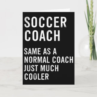 Soccer Coach Definition Funny Karte