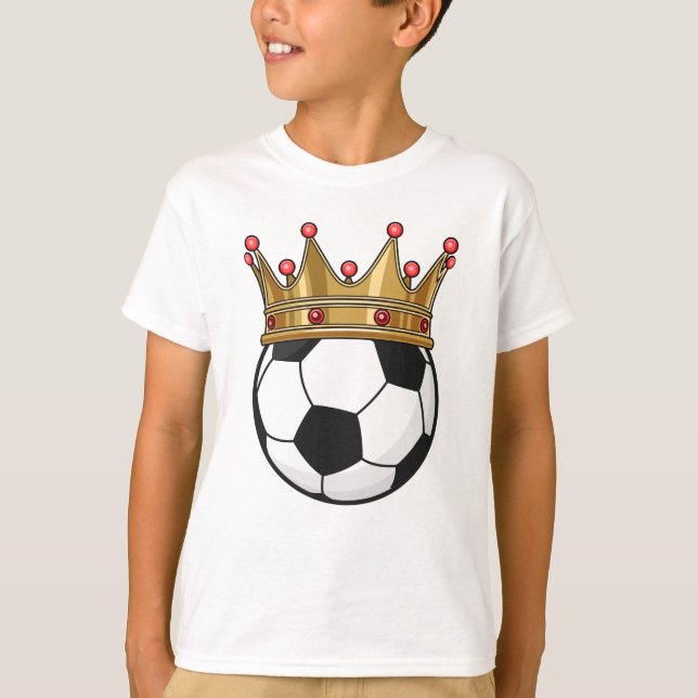 Soccer Crown King T-Shirt (Vorderseite)