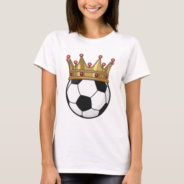 Soccer Crown King T-Shirt (Vorderseite)