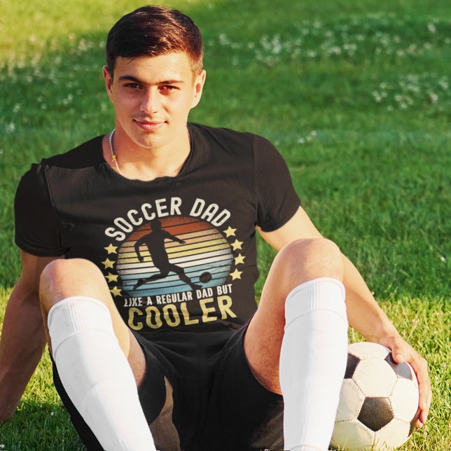 Soccer Dad Like a Regular Dad But Cooler T-Shirt (Von Creator hochgeladen)