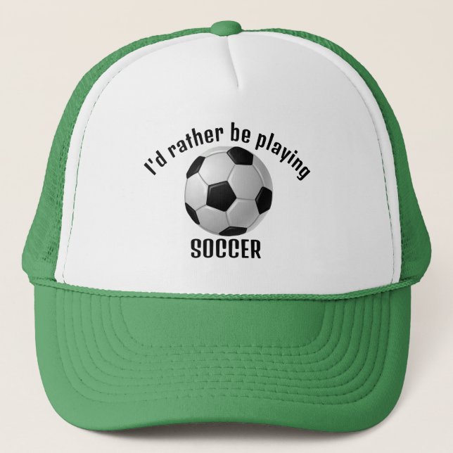 Soccer-Design-Hut Truckerkappe (Vorderseite)