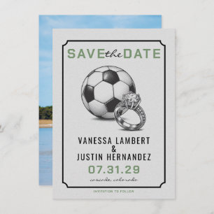 Soccer Diamond Save The Date