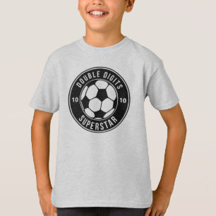 Soccer Double Digits Superstar 10. BIRTHDAY T-Shirt