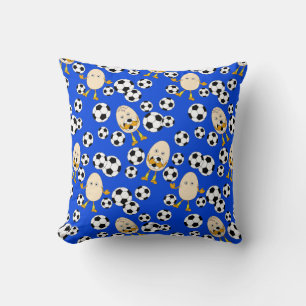 Soccer Egghead Muster Kissen