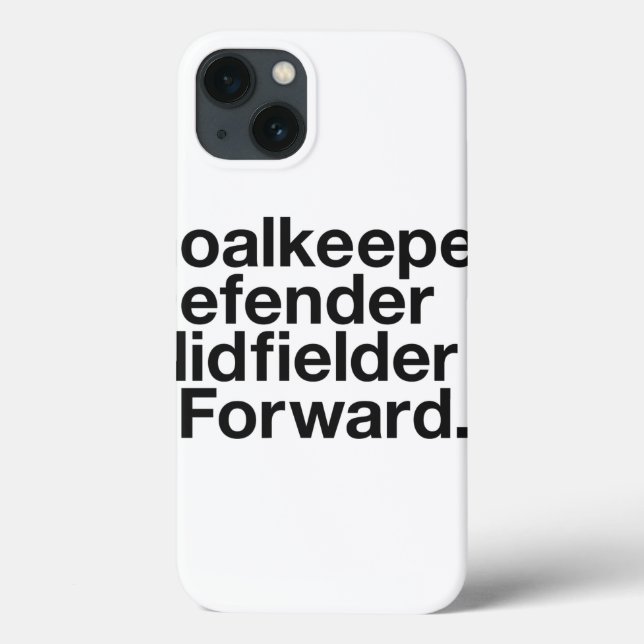 SOCCER Fan Case-Mate iPhone Hülle (Rückseite)