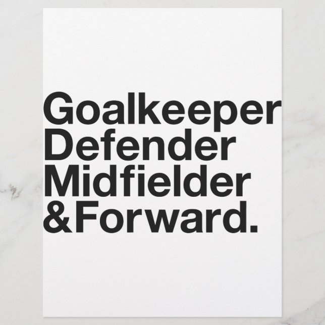 SOCCER Fan Flyer (Vorne)