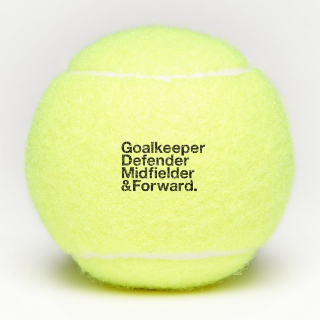 SOCCER Fan Tennisbälle (Vorderseite)