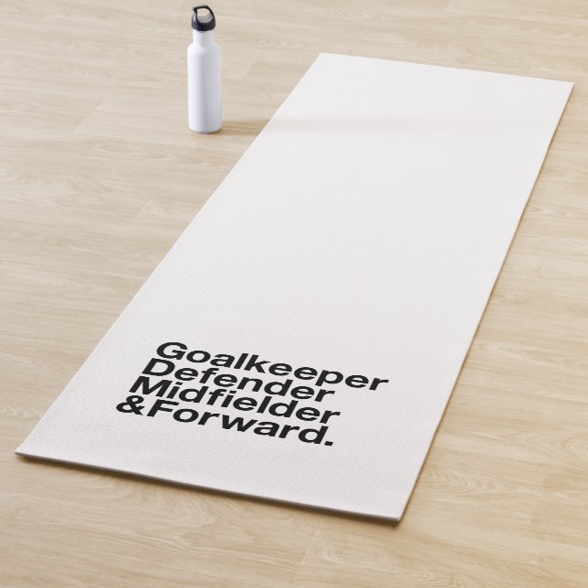 SOCCER Fan Yogamatte (Beispiel)