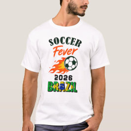 SOCCER Fever 2026 Brasilien Fan Gear Limited Editi T-Shirt