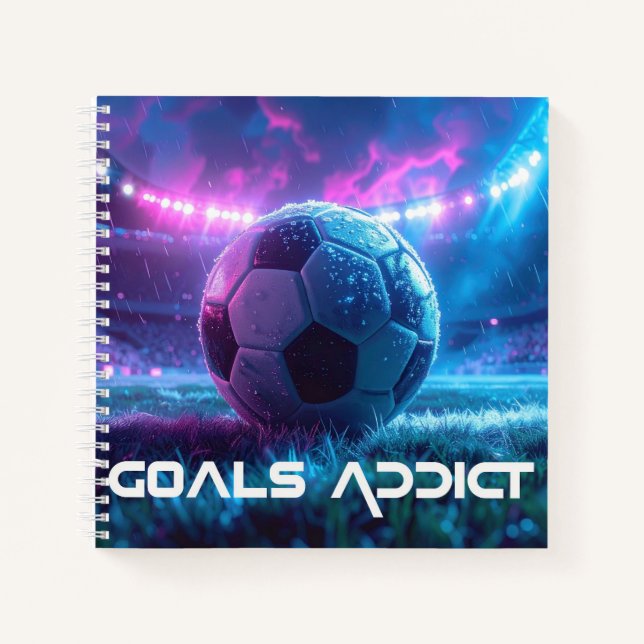 SOCCER - FOOTBALL - GOALS NOTIZBUCH (Vorderseite)