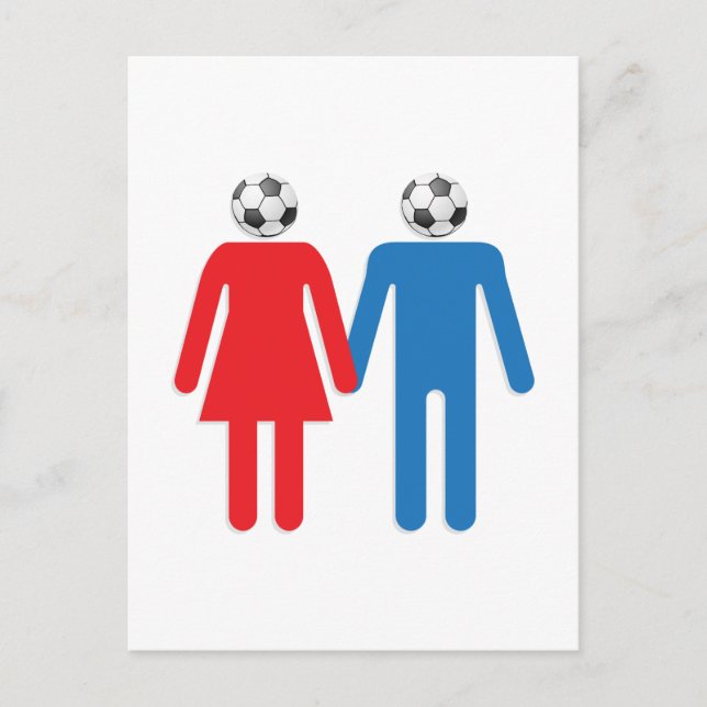 SOCCER FOREVER POSTKARTE (Vorderseite)