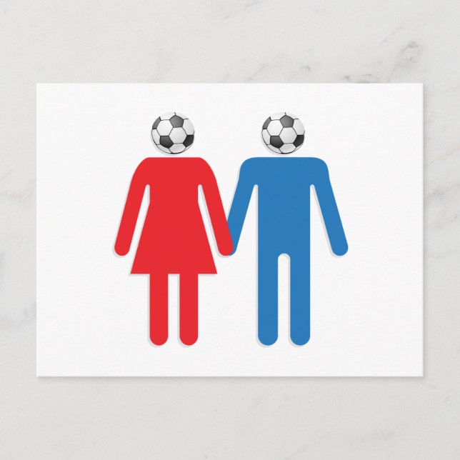 SOCCER FOREVER POSTKARTE (Vorderseite)