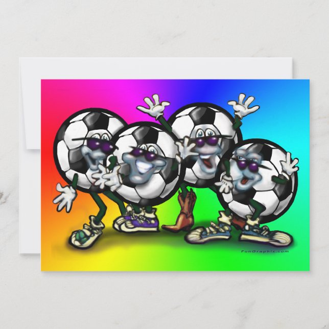 Soccer Gang Rainbow Card (Vorderseite)