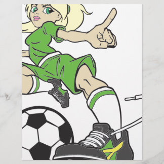 SOCCER GIRL BLONDE