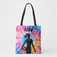 Soccer Girl Personalisiert Krawatte Dye Rainbow Aq