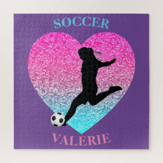 Soccer Girls Personalisiert Jigsaw Puzzle