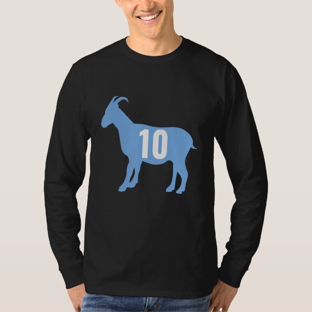 Soccer Goat 10 Argentina T-Shirt (Vorderseite)