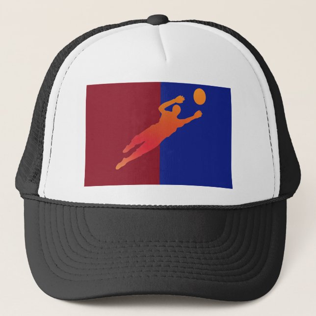 Soccer Hat Truckerkappe (Vorderseite)