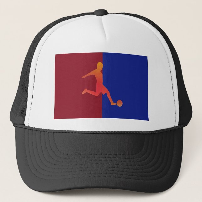 Soccer Hat Truckerkappe (Vorderseite)