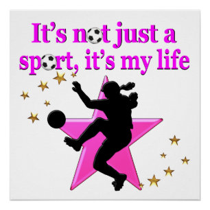 SOCCER IST MEIN LEBEN POSTER