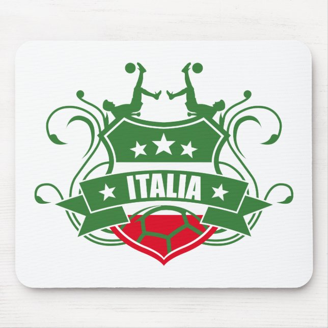 soccer ITALIA Mousepad (Vorne)