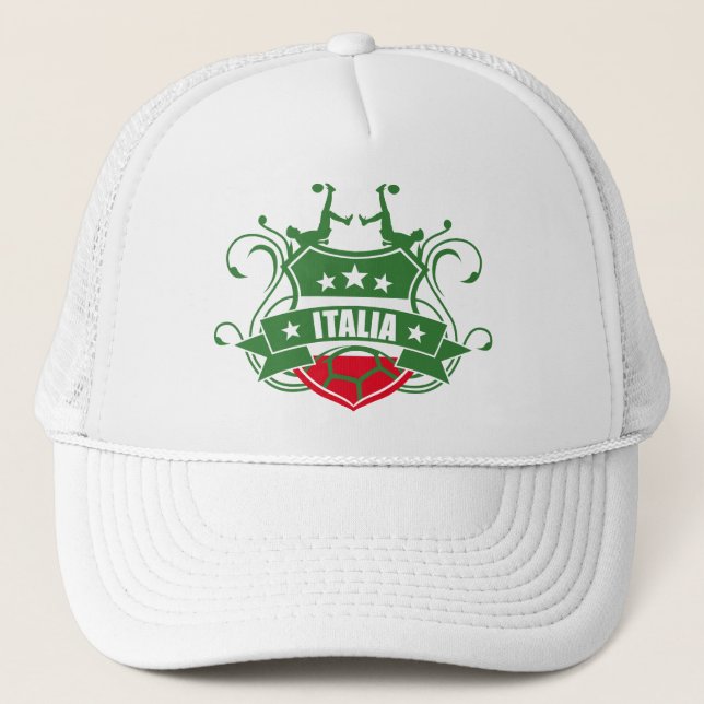soccer ITALIA Truckerkappe (Vorderseite)