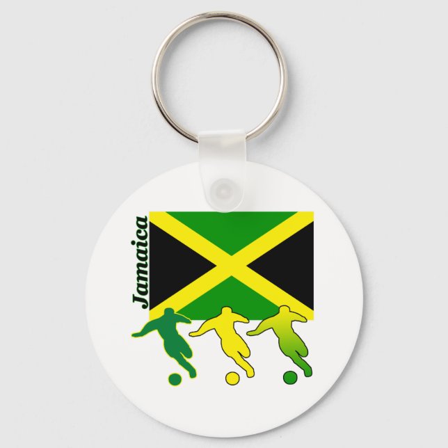 Soccer Jamaica Schlüsselanhänger (Vorderseite)