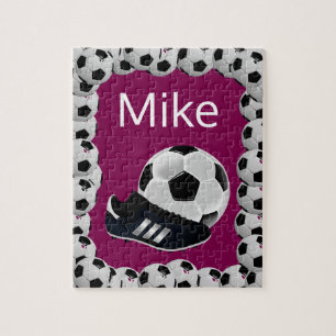 Soccer Jigsaw Puzzle Wine